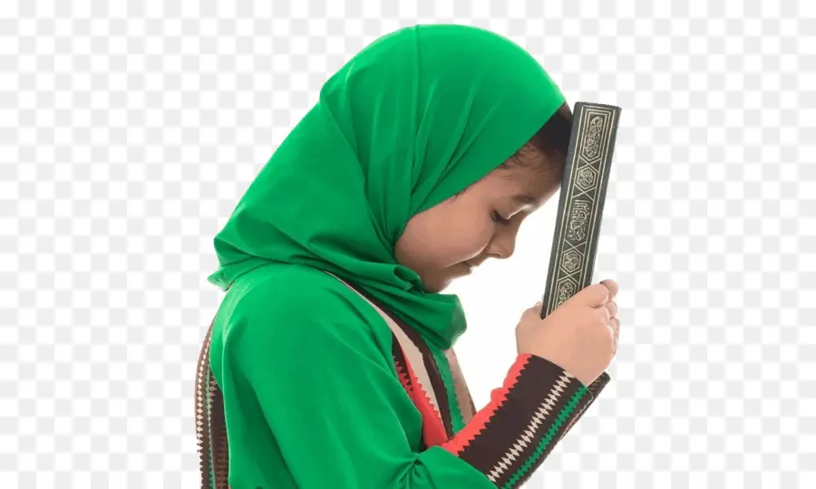 Menina Com Hijab Verde，Garota PNG