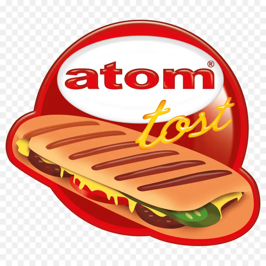 Logotipo Do Atom Tost，Sanduíche PNG