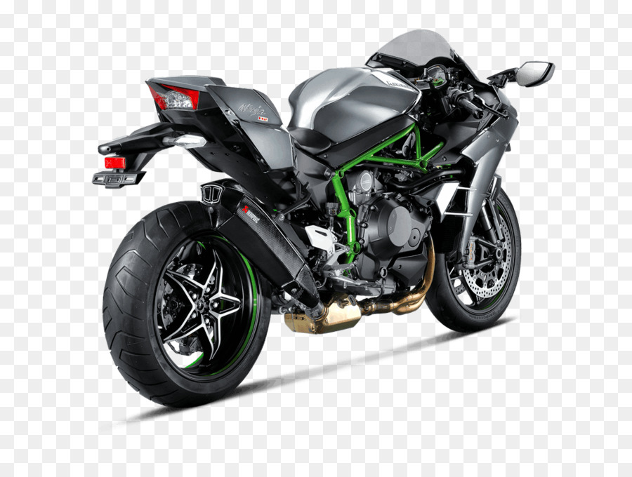 Kawasaki Ninja H2，Sistema De Exaustão PNG