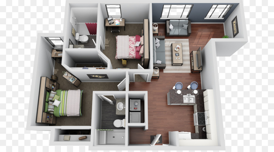 Planta Baixa 3d，Interior PNG