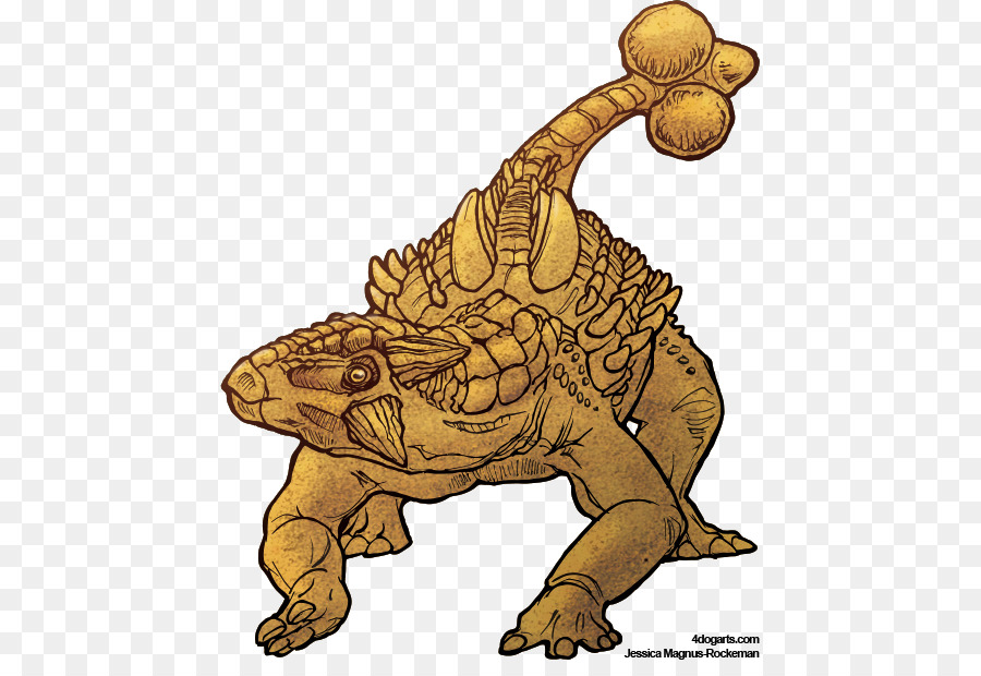 Ankylosaurus，Dinossauro PNG