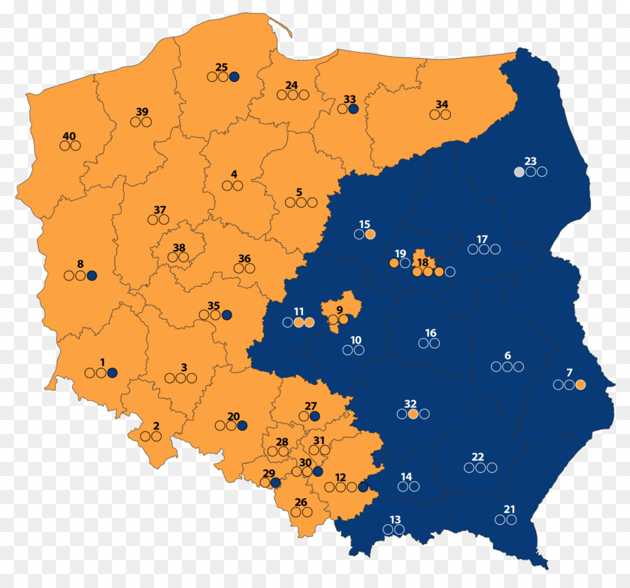 Polónia，Mapa PNG