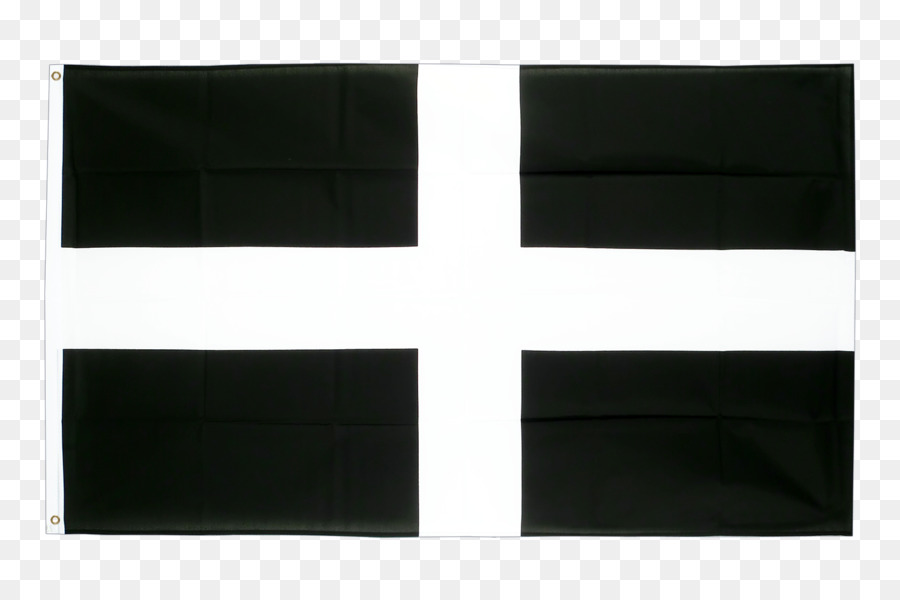 Cornualha，Saint Piran Bandeira PNG