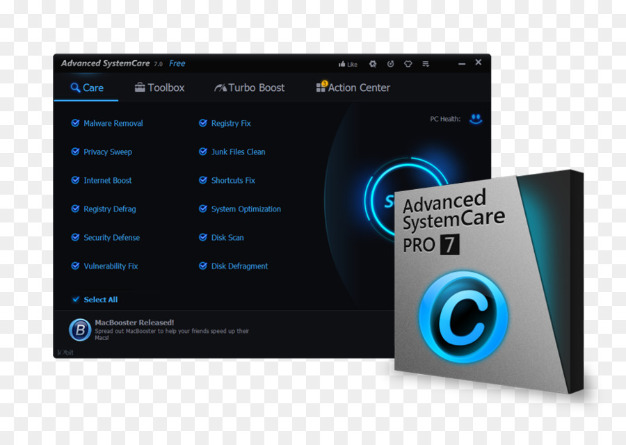 Advanced Systemcare，Software De Computador PNG