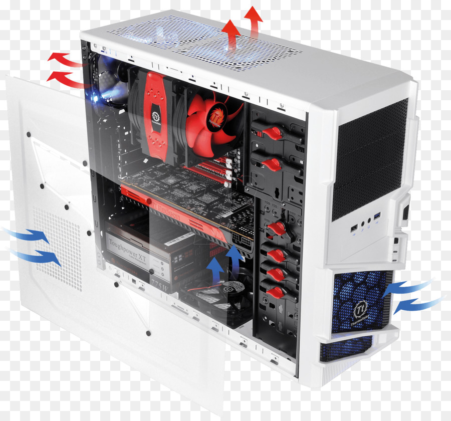 Computador Casos De Carcaças，Thermaltake Commander Msi PNG