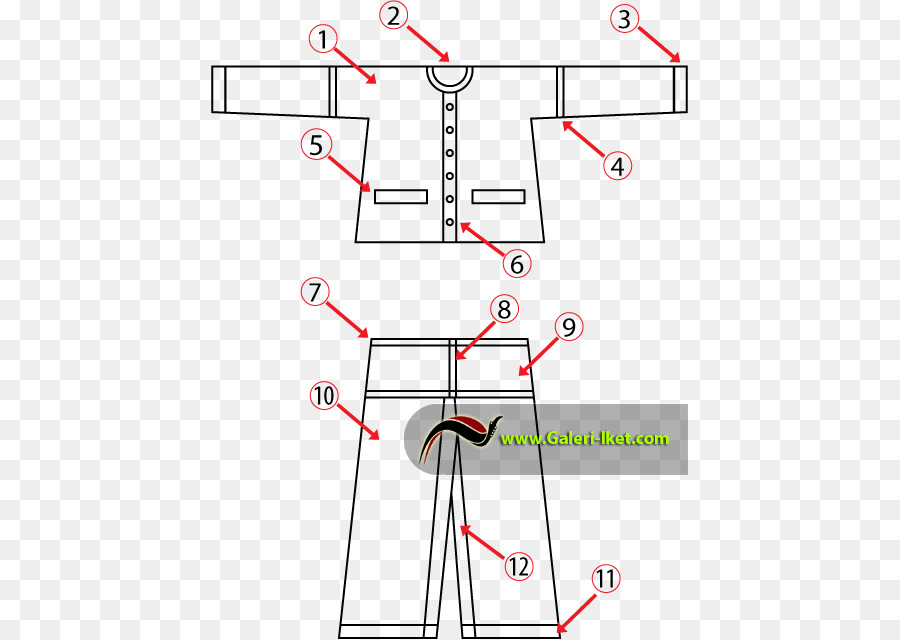 Diagrama De Roupas，Jaqueta PNG