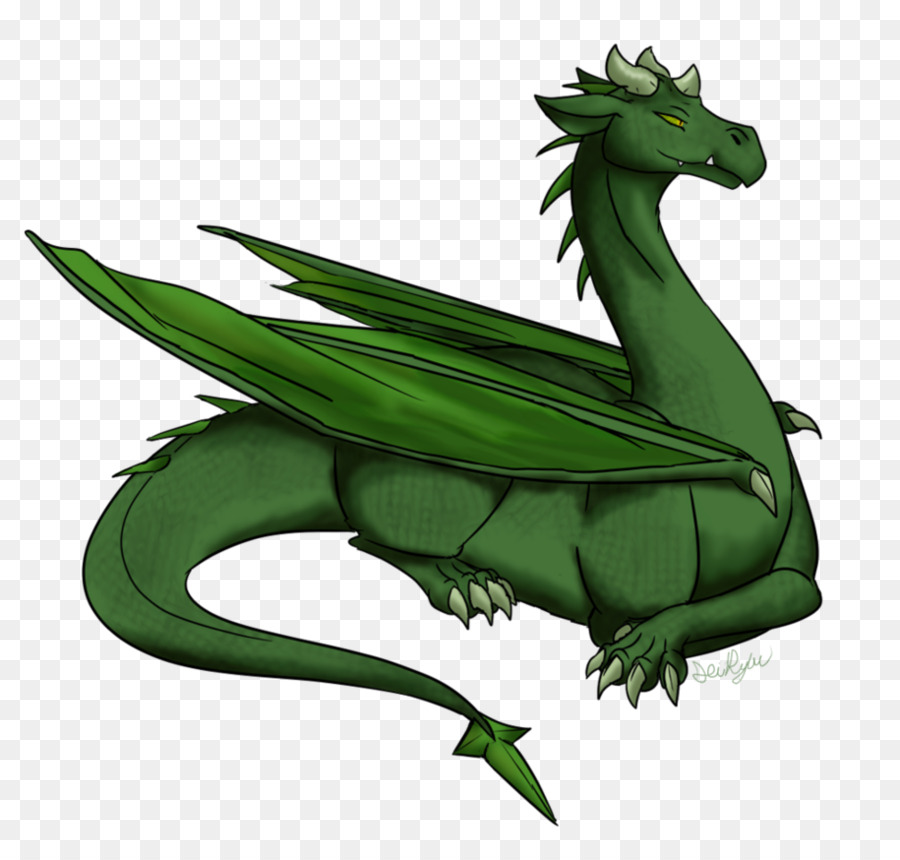 Dragão Verde，Fantasia PNG