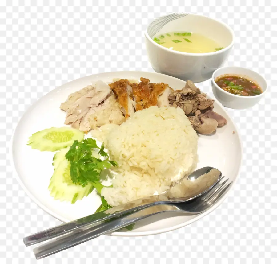 Hainanese Arroz De Frango，Arroz Cozido PNG