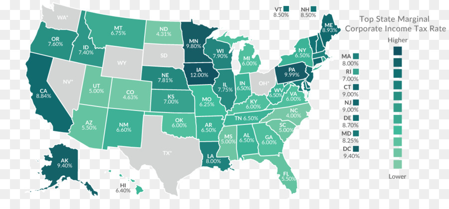 Estados Unidos，Taxa De Imposto PNG