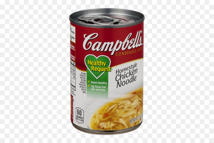 A Sopa De Galinha，Campbell Saudável Pedido Doméstica Chicken Noodle Soup PNG