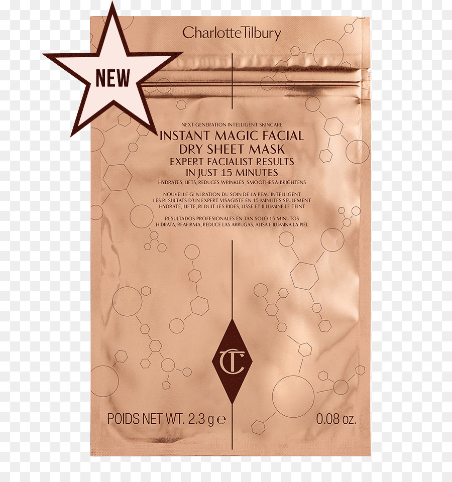 Máscara Facial Charlotte Tilbury，Máscara De Folha PNG