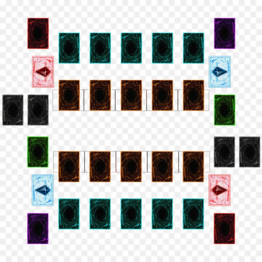 Layout Do Jogo De Cartas，Cartões PNG