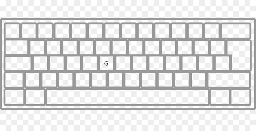 Teclado Branco，Chaves PNG