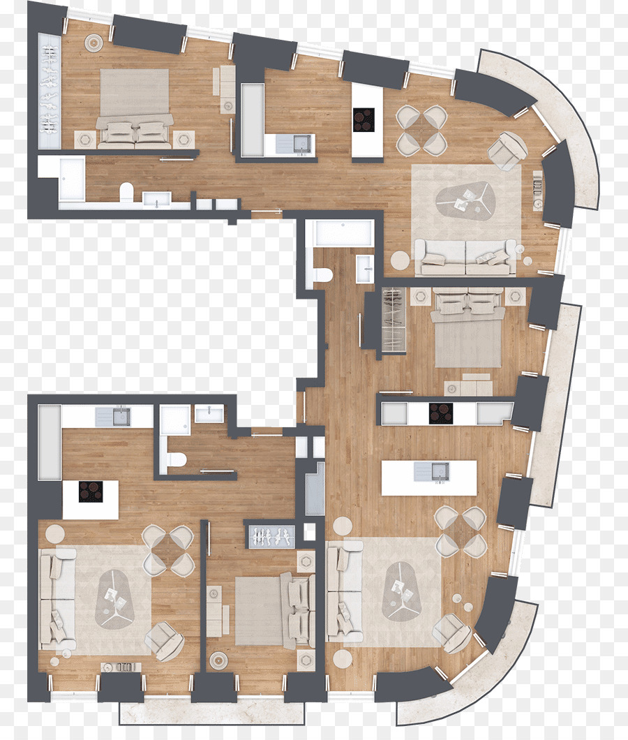 Piso Plano，Fachada PNG