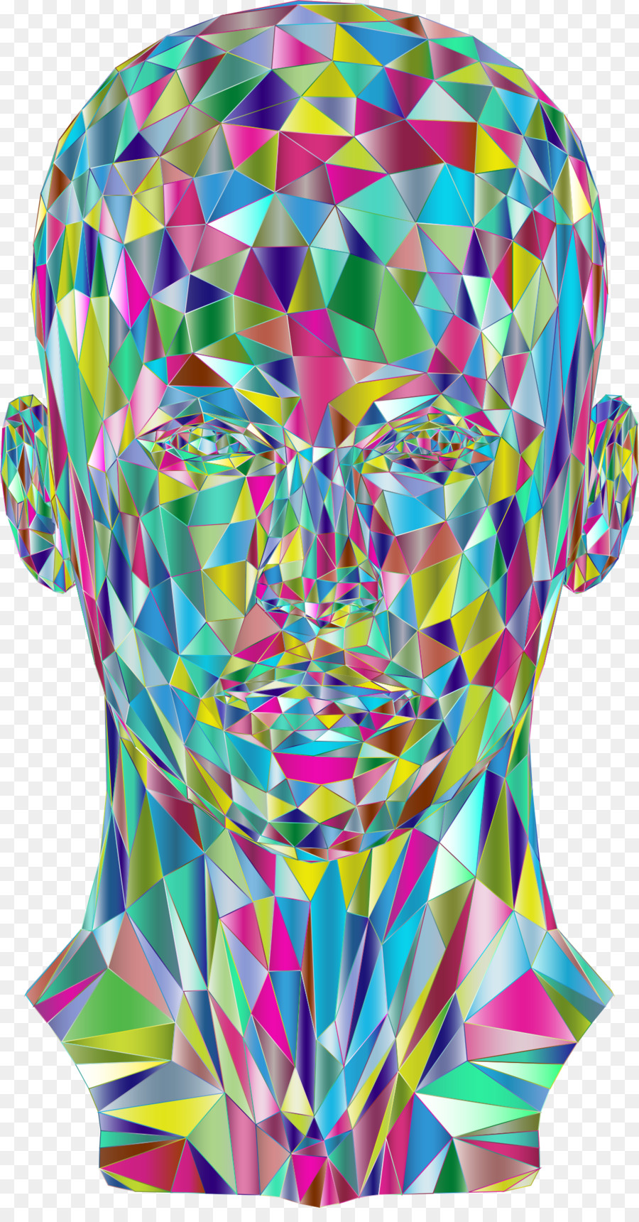 Cabeça Colorida，Face PNG