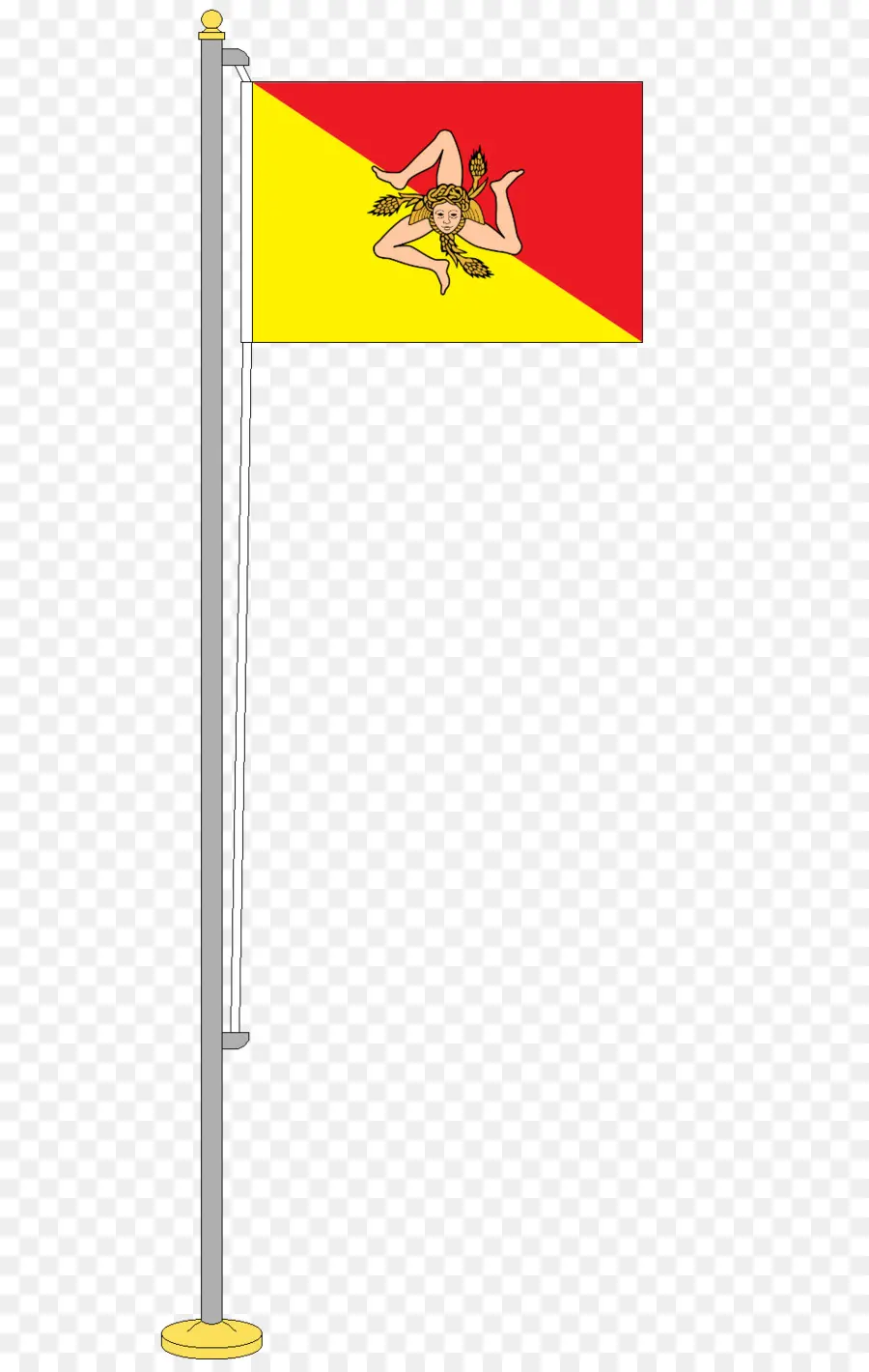 Sicília，Bandeira Da Sicília PNG