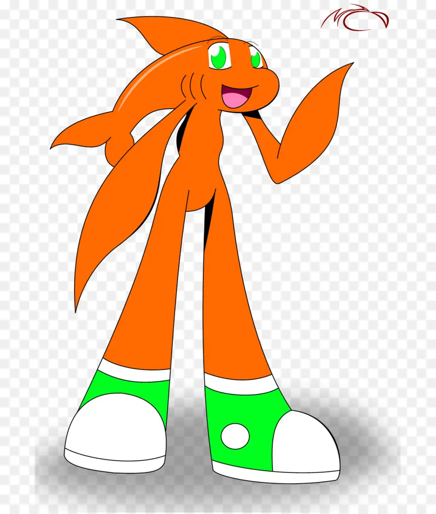 Peixe Laranja Dos Desenhos Animados，Peixe PNG