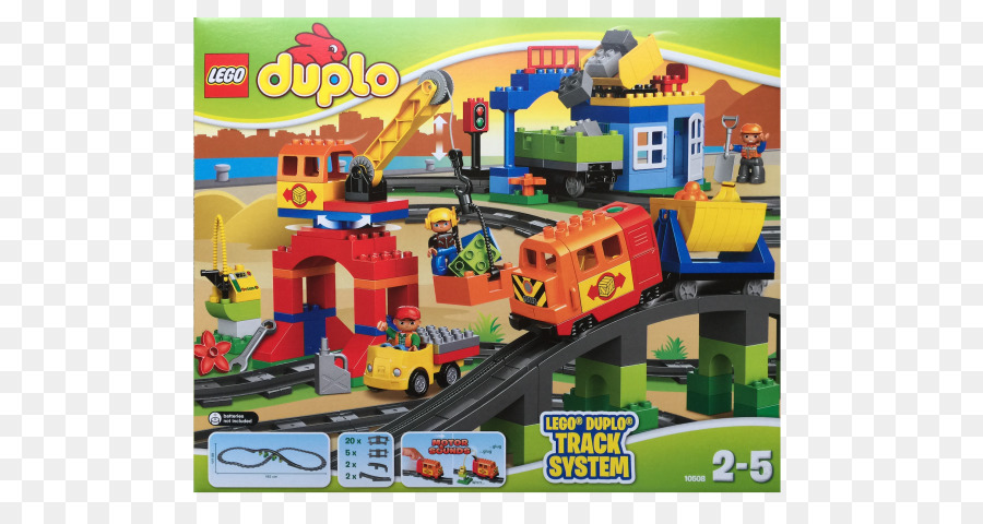 De Trem，Lego 10508 Duplo Deluxe Trem Definido PNG