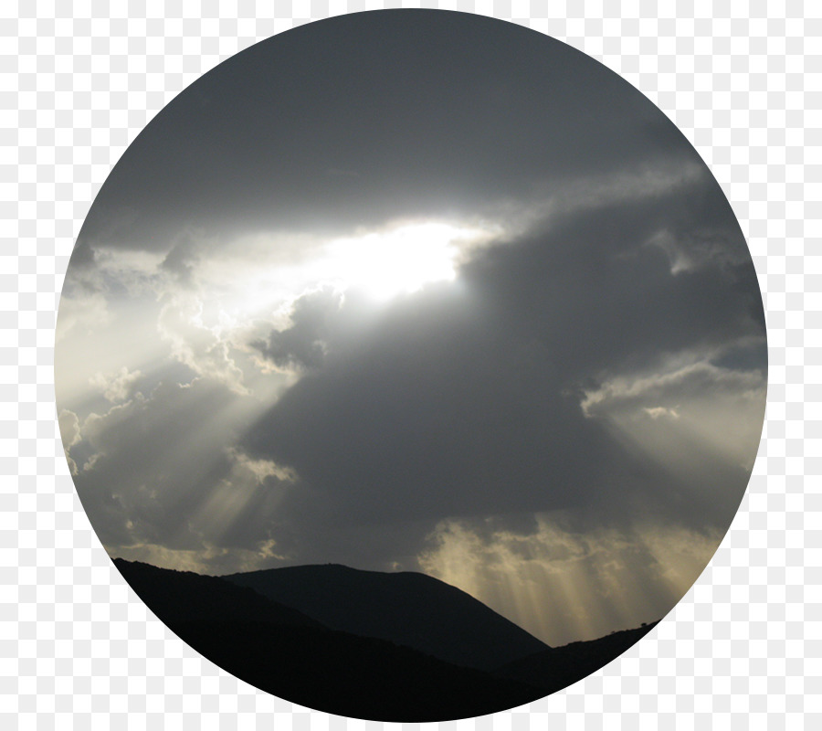 Nuvens Com Raios De Sol，Céu PNG