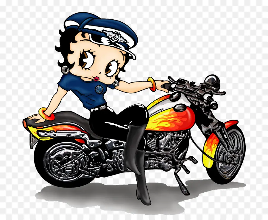 Betty Boop，Acessórios Da Motocicleta PNG