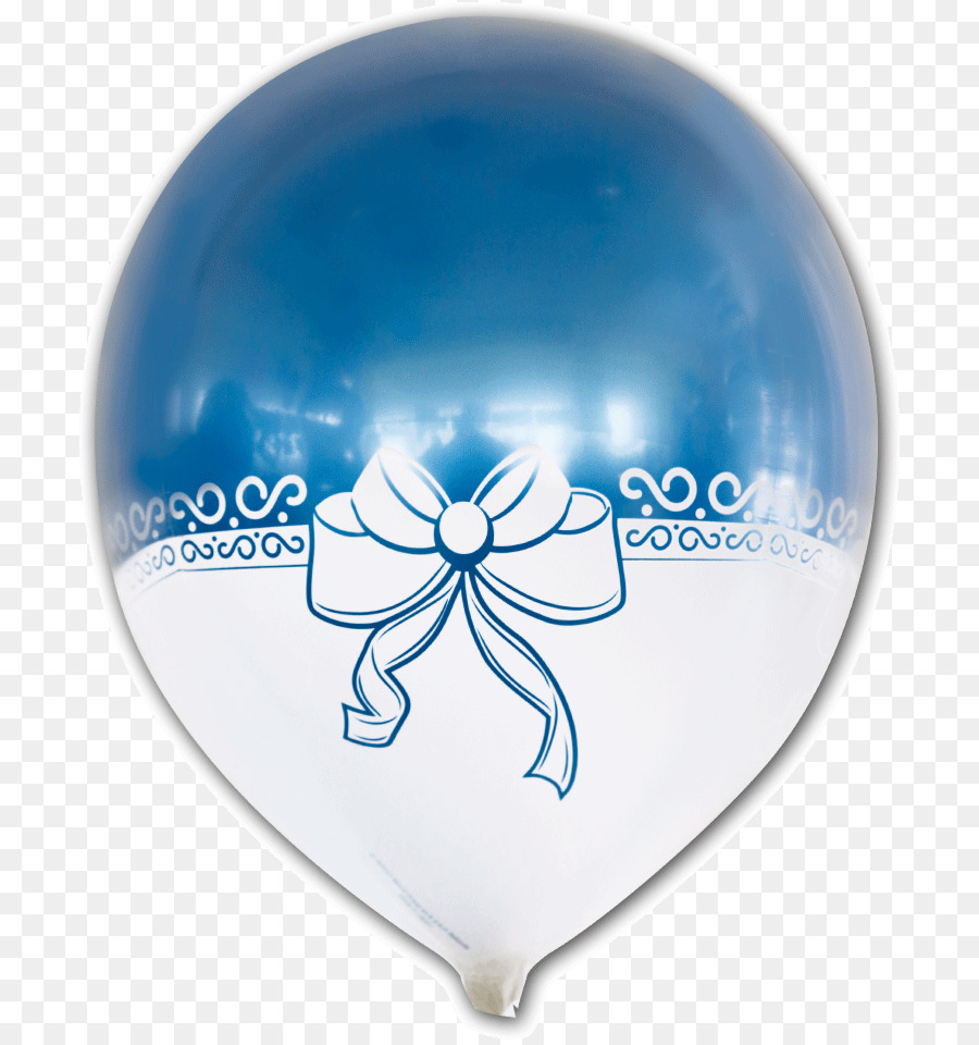 Balão Azul E Branco，Festa PNG