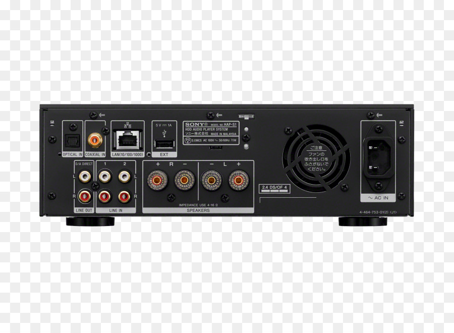 áudio Digital，21 Av Receiver Sony Haps1s 2x40 Wsilverwifi Buitin Memória PNG