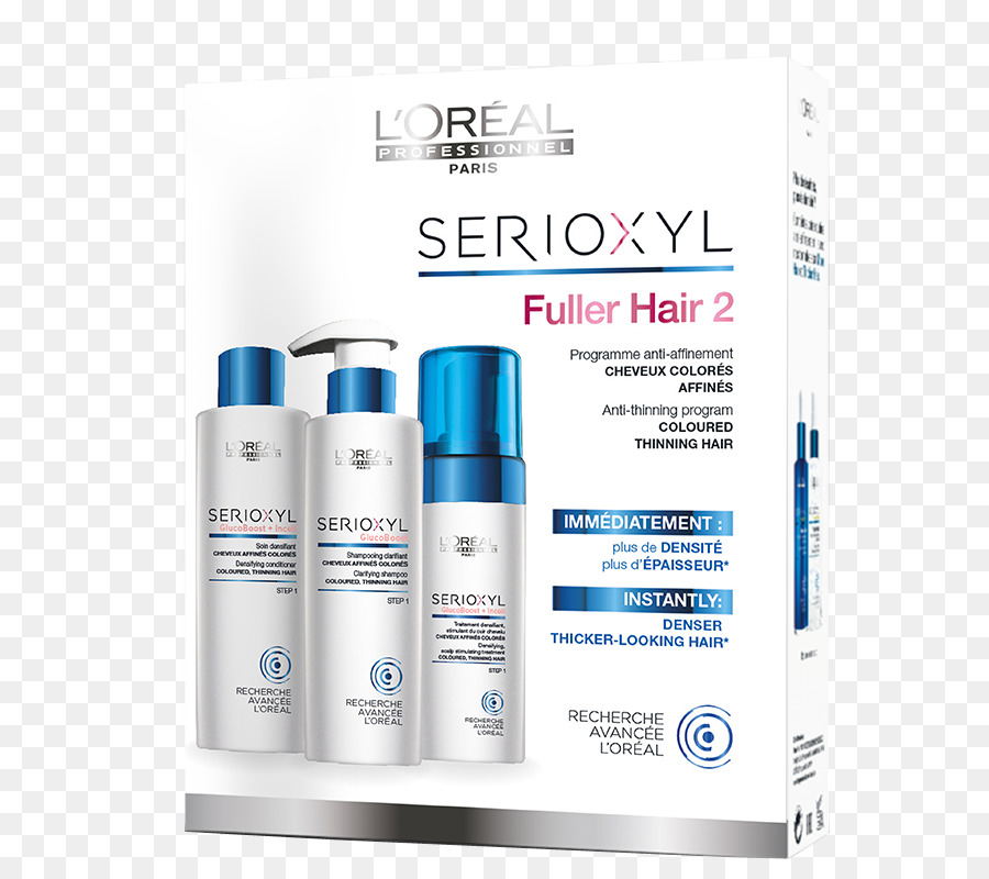 L Oreal Professional Serioxyl Mais Densa De Tratamento De Cabelo，Cabelo PNG