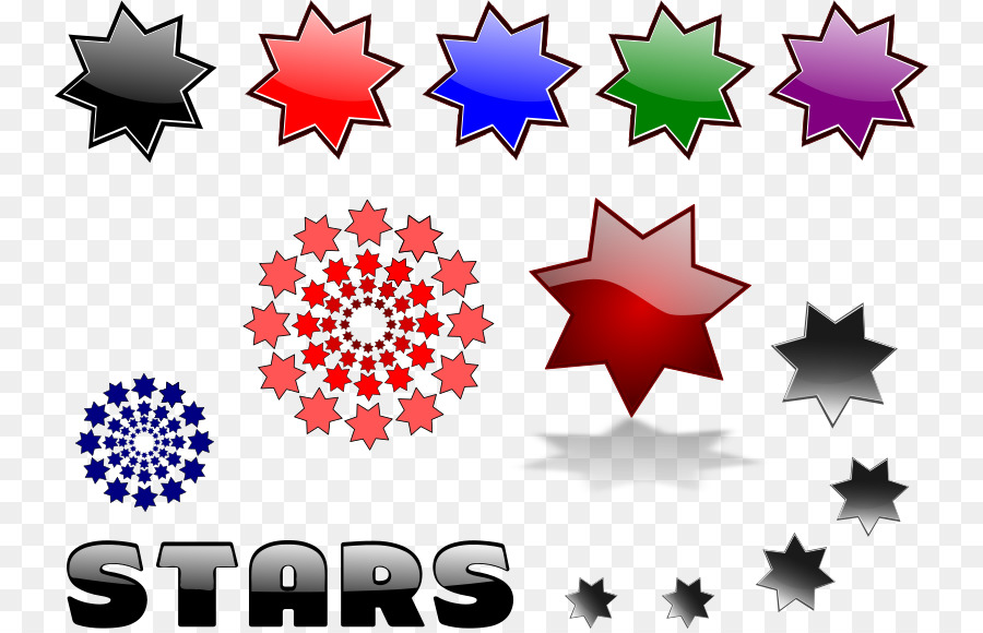 Estrelas Coloridas，Colorido PNG