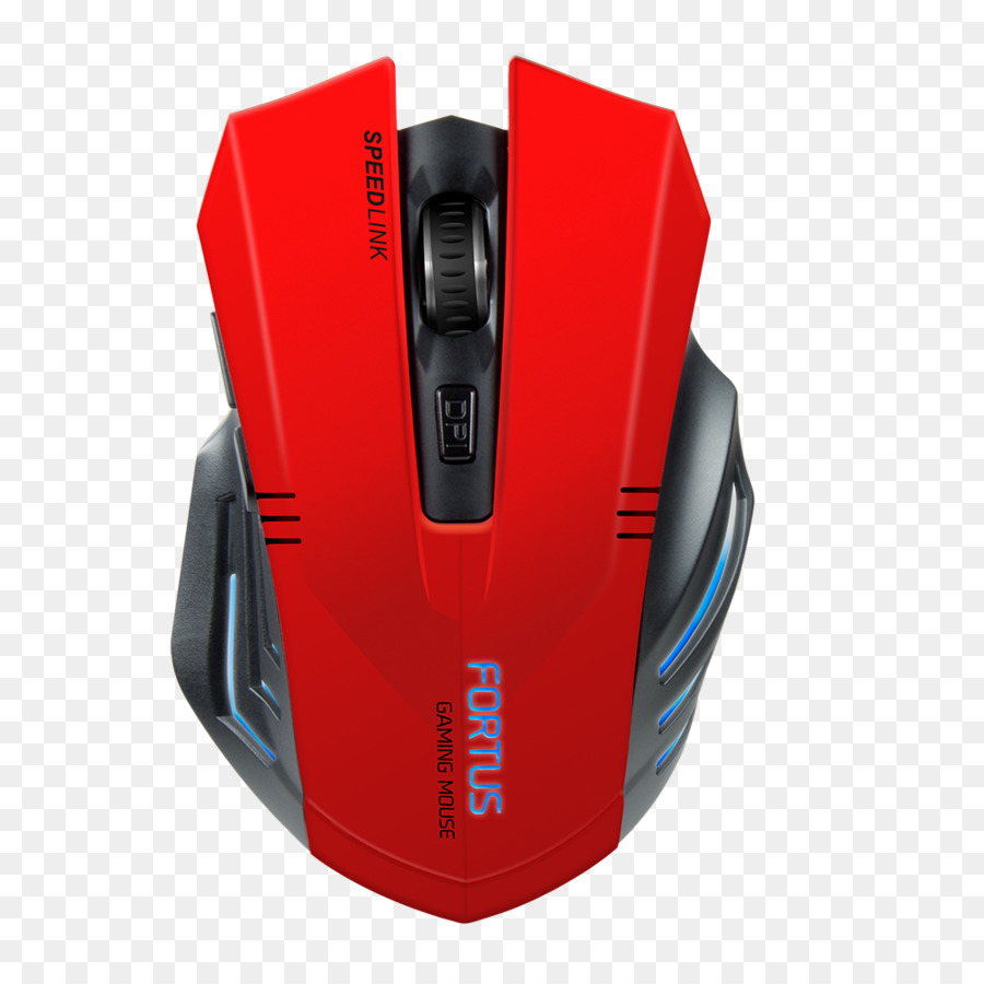 Mouse De Computador，Speedlink Fortus Rf Wireless Optical 2400dpi Direito Blackred Ratos PNG