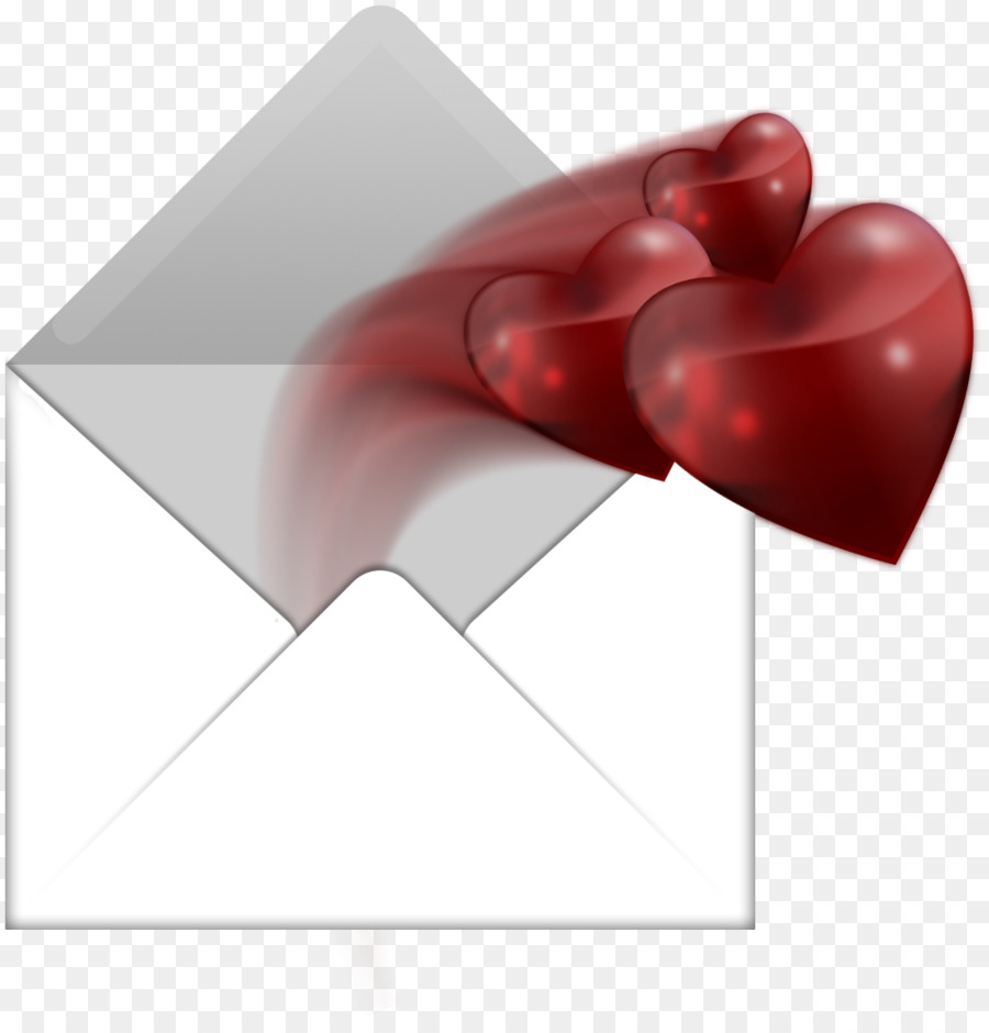 Envelope，Corações PNG