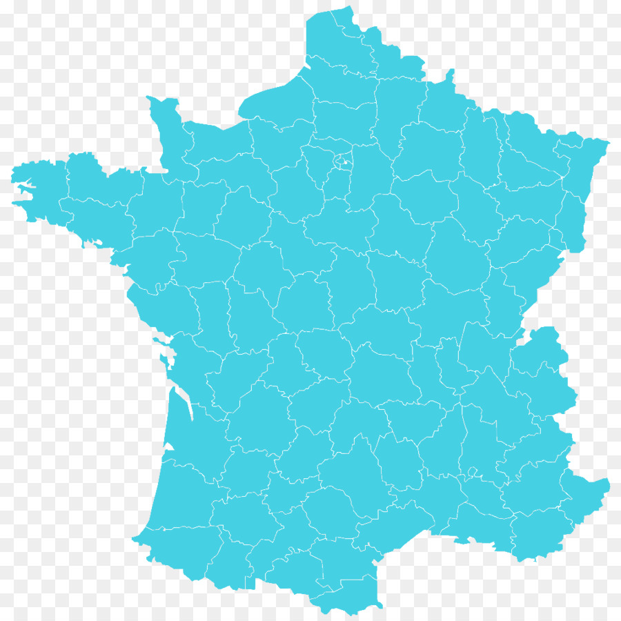 Mapa Da França，Regiões PNG