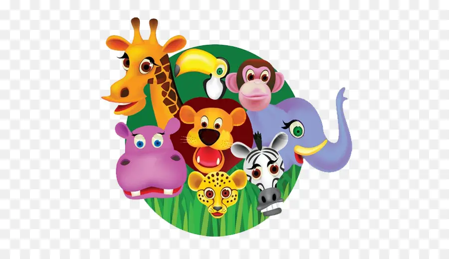 Animais De Desenho Animado，Grupo PNG