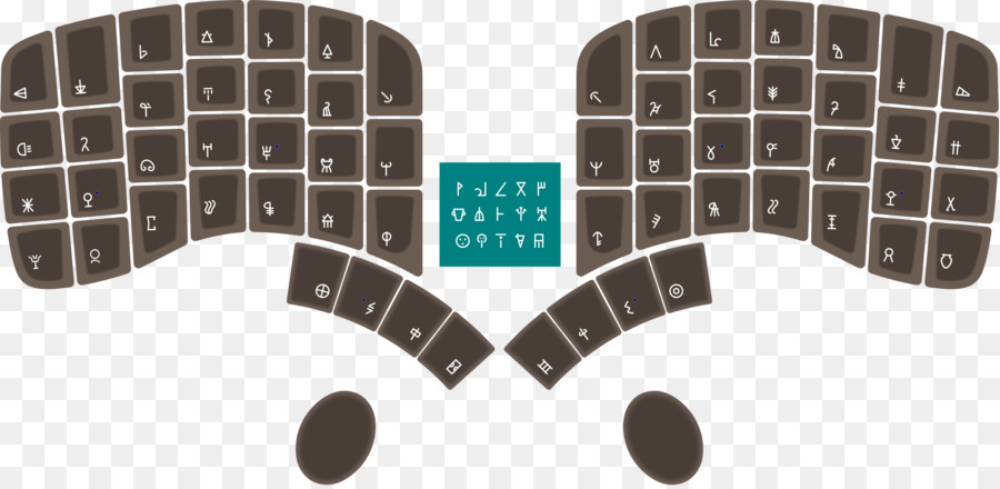 Teclado Ergonômico，Chaves PNG