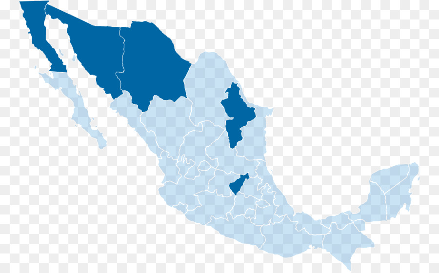 Mapa Do México，País PNG