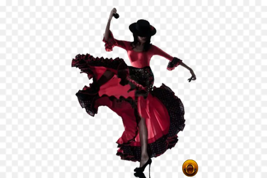 Dançarina De Flamenco，Dança PNG