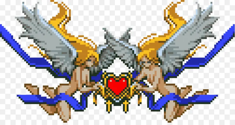 Anjos De Pixel Art，Anjos PNG