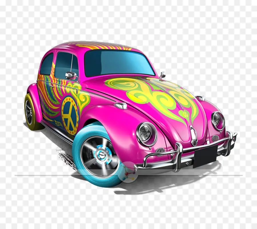 Volkswagen Beetle，Carro PNG