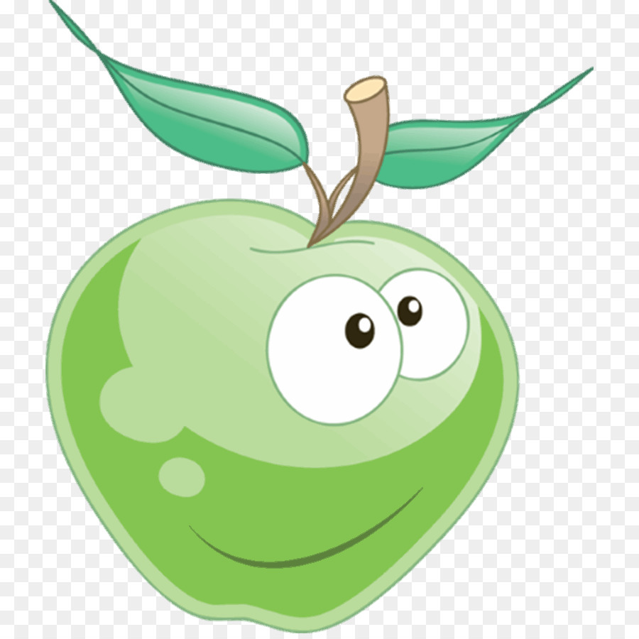 Maçã Verde，Desenho Animado PNG