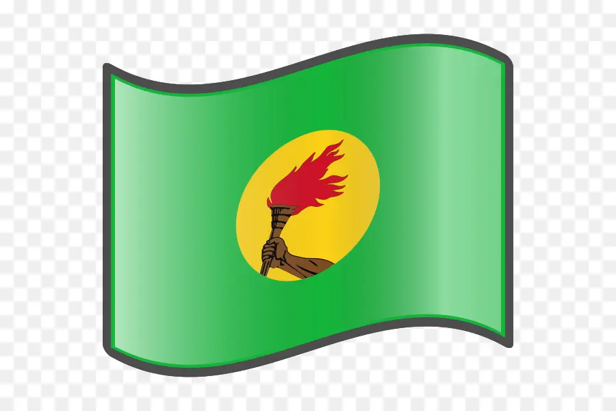 Bandeira Verde Com Tocha，Símbolo PNG