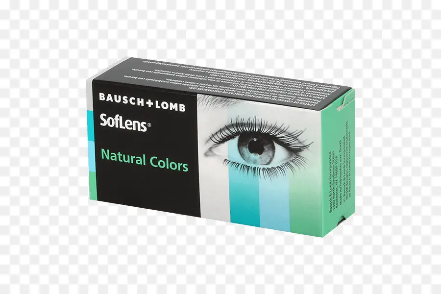 Caixa Soflens Bausch Lomb，Lentes De Contato PNG