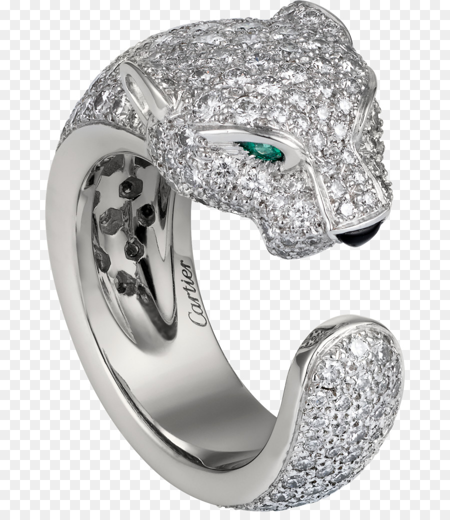 Anel Pantera De Diamante，Luxo PNG