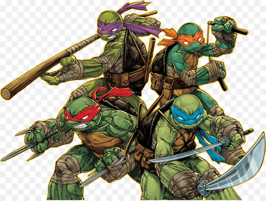 Teenage Mutant Ninja Turtles，Teenage Mutant Ninja Turtles Mutantes Em Manhattan PNG