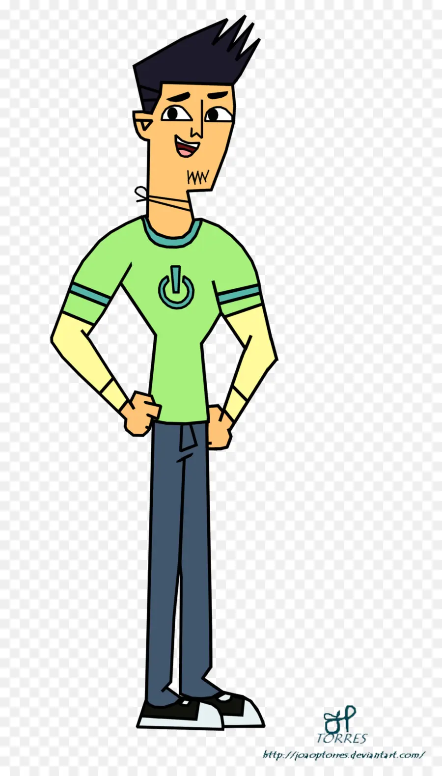 Personagem De Desenho Animado，Camisa Verde PNG