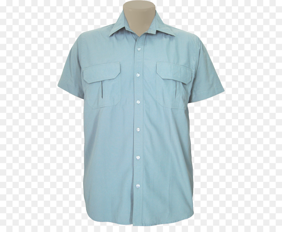 Camisa Azul，Botão PNG