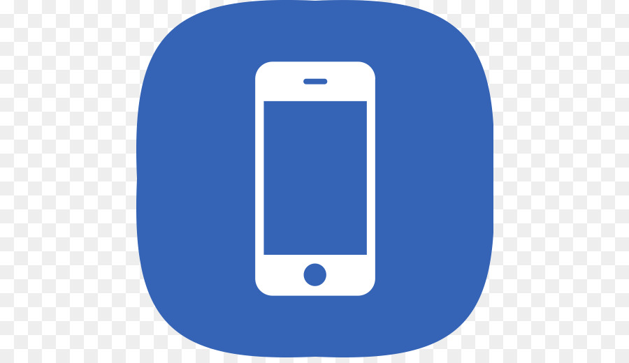 ícone De Smartphone，Azul PNG