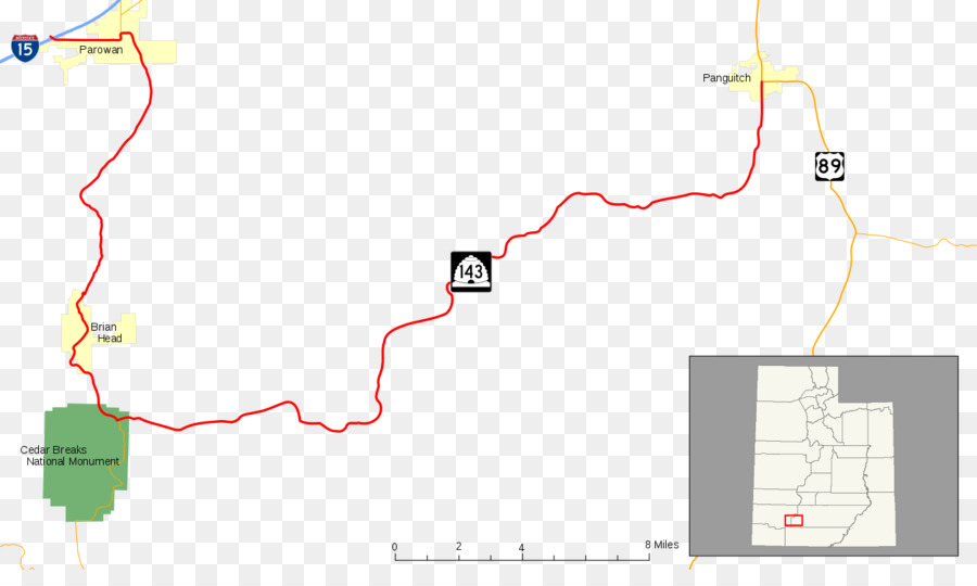 Utah State Route 143，Panguitch PNG