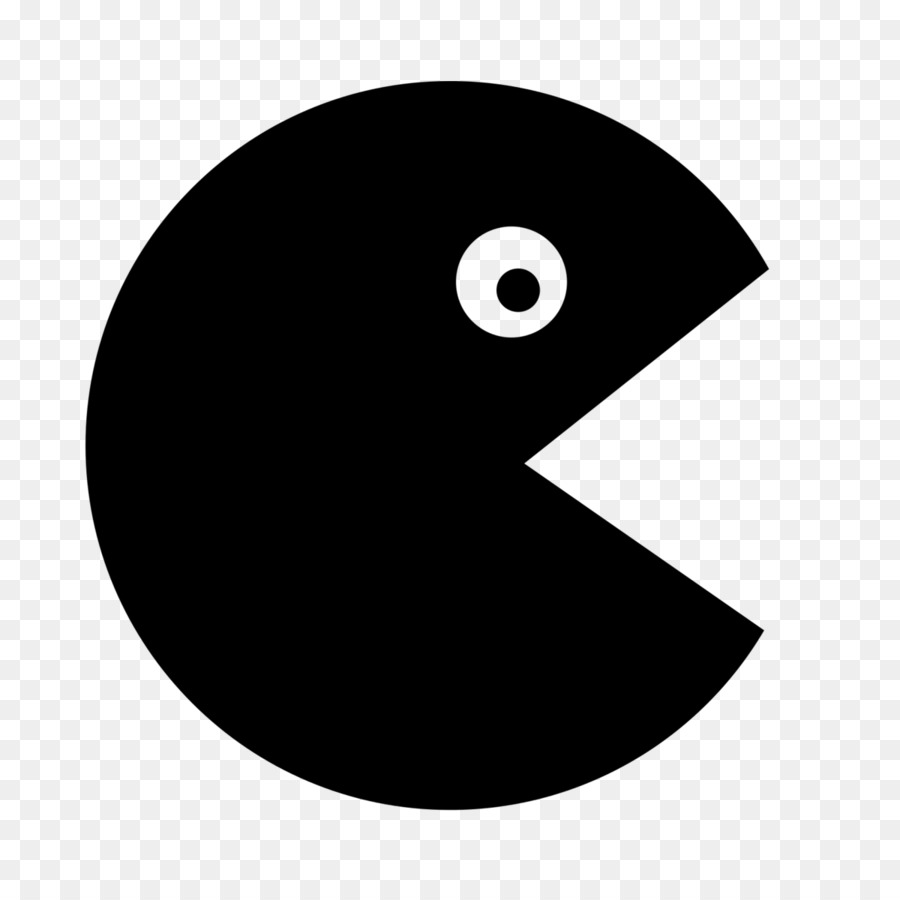 Pac Man Preto，Arcada PNG