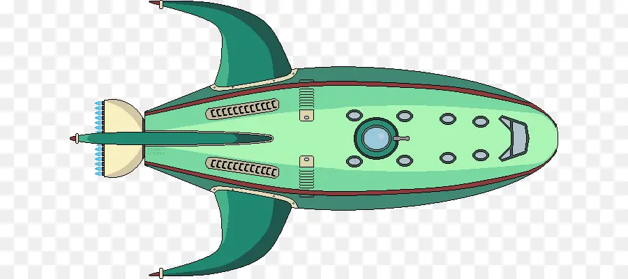 Planet Express Navio，Futurama PNG