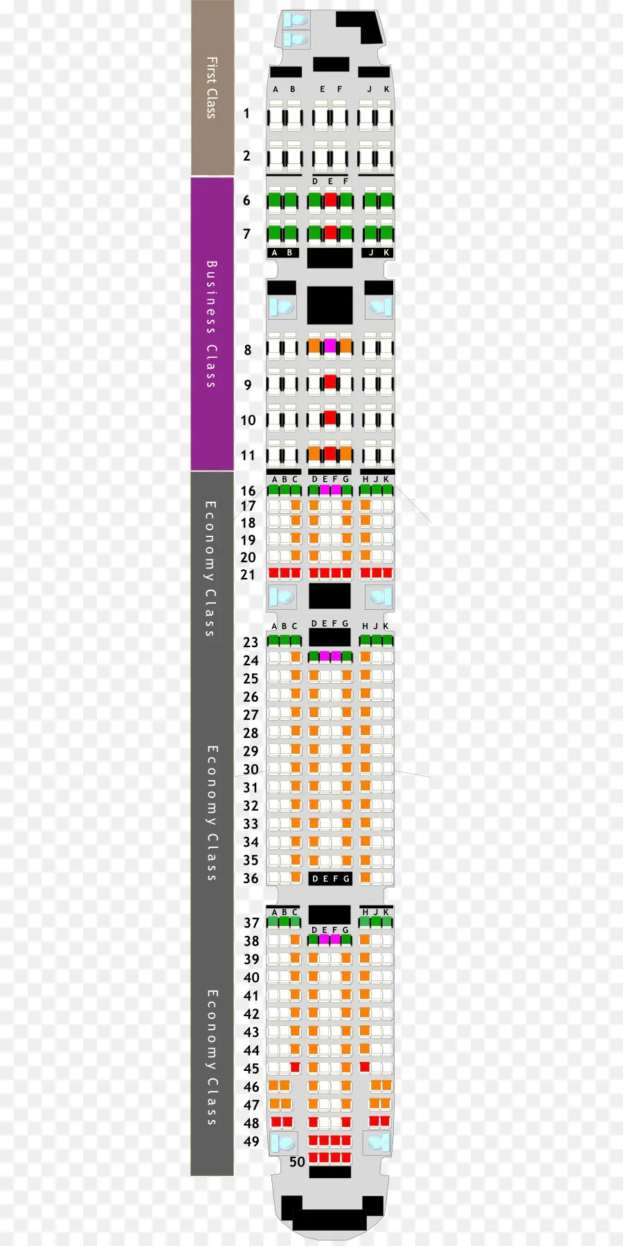 Mapa De Assentos De Avião，Assentos PNG