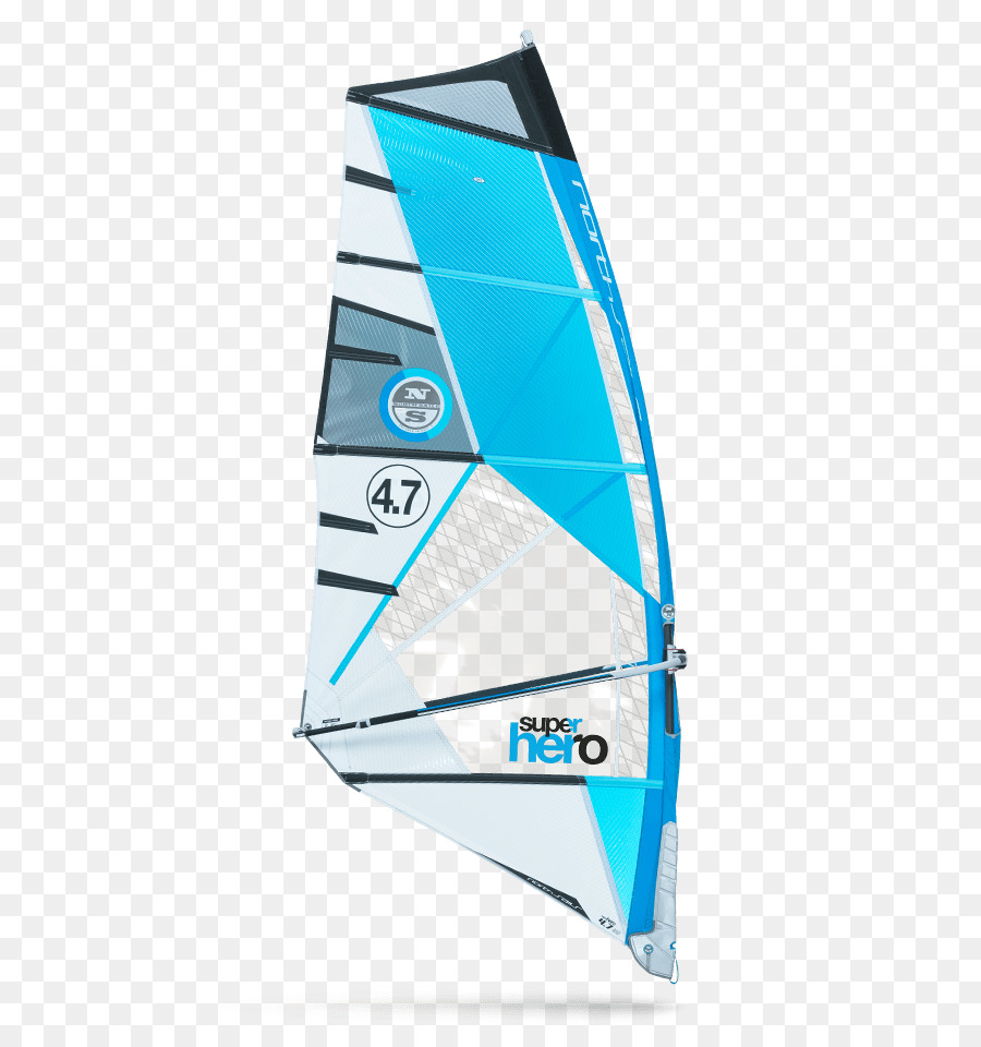 Vela De Windsurf，Azul PNG